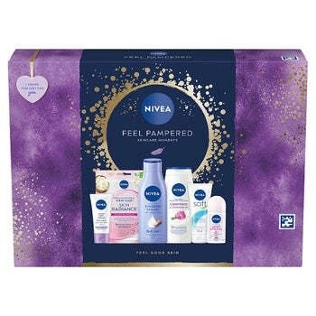 Kazeta Nivea 6ks těl mléko,krém na ruce+sp.roll on maska Kazeta Nivea 6ks těl mléko,krém na ruce+sp.roll on maska - Kosmetika Pro ženy Dárkové kazety